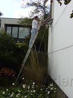 Terwijl papa hoog moed houdt