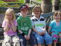 Jetske, Jesper, Tycho en Demi