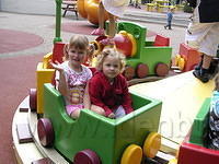 Treintje met Demi en Wendy