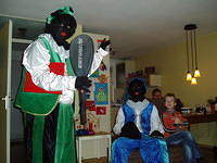 De volgende dag kwamen de Pieten op Bezoek