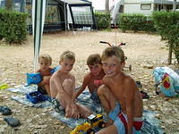 (v.l.n.r.) Teun, Guus, Jesper, Sam